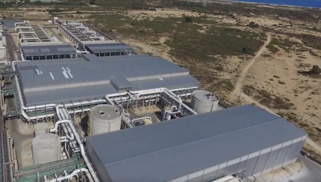 Desalination plant in Sorek